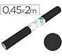 Rollo adhesivo liderpapel unicolor negro mate rollo de 0,45 x 2 mt