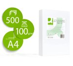 Papel fotocopiadora q-connect ultra white din a4 100 gramos paquete de 500 hojas