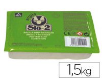 Arcilla argila sio-2 color blanco paquete de 1,5 kg