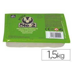 Arcilla argila sio-2 color blanco paquete de 1,5 kg