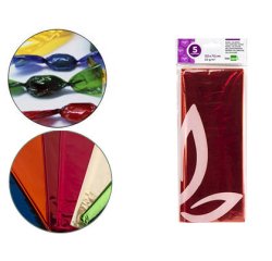 Papel celofán liderpapel 50 x 70 cm - Bolsa de 5 hojas