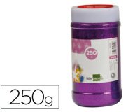 Purpurina liderpapel fantasia color violeta metalizado bote de 250 gr