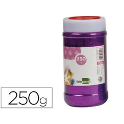 Purpurina liderpapel fantasia color violeta metalizado bote de 250 gr