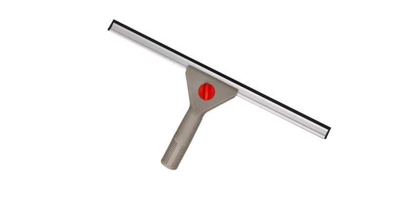 Limpiaventanas q-connect industrial mango y hoja limpiadora de plastico de 40 cm de ancho