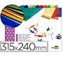 Bloc trabajos manuales liderpapel papel metalizado 240x315mm 10 hojas colores surtidos