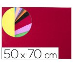 Goma eva liderpapel 50x70cm 60g/m2 espesor 2mm textura toalla rojo