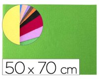Goma eva liderpapel 50x70cm 60g/m2 espesor 2mm textura toalla verde