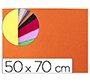 Goma eva liderpapel 50x70cm 60g/m2 espesor 2mm textura toalla naranja