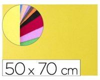 Goma eva liderpapel 50x70cm 60g/m2 espesor 2mm textura toalla amarillo