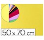 Goma eva liderpapel 50x70cm 60g/m2 espesor 2mm textura toalla amarillo