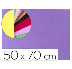 Goma eva liderpapel 50x70cm 60g/m2 espesor 2mm textura toalla lila