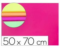 Goma eva liderpapel 50x70cm 60g/m2 espesor 2mm fluor rosa