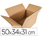 Caja para embalar q-connect americana carton reciclado canal simple 5 mm color kraft 500x340x310 mm