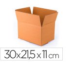 Caja para embalar q-connect americana con fondo automaticocarton canal simple 3 mm colorcolor kraft 300x215x110 mm