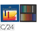 Tiza pastel faber castell de 24 unidades 