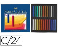 Tiza pastel faber castell de 24 unidades 