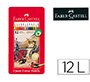 Lapices de colores faber castell caja metalica de 12 colores surtidos