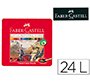 Lapices de colores faber castell caja metalica de 24 colores surtidos
