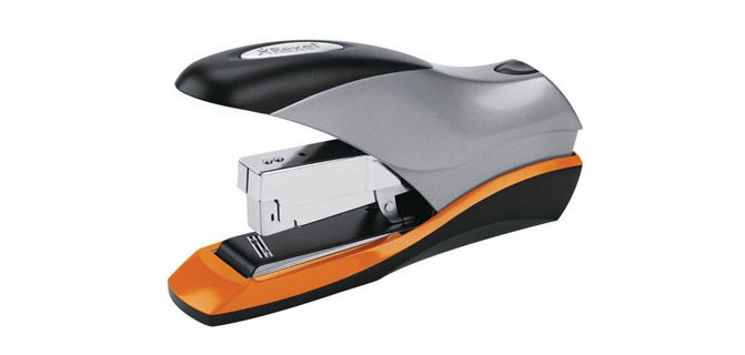 Grapadora rexel optima 70 capacidad 70 hojas color gris
