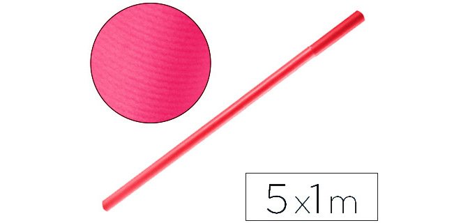 Papel kraft liderpapel fucsia rollo 5x1 m
