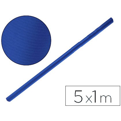 Papel kraft liderpapel azul azurita rollo 5x1 m