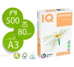 Papel fotocopiadora iq premium din a3 80 gramos paquete de 500 hojas