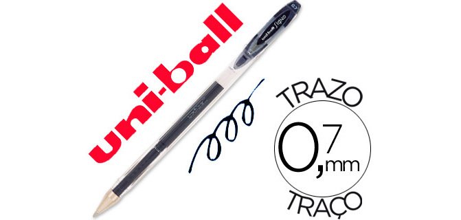 Boligrafo uni-ball roller um-120 signo 0,7 mm tinta gel color negro