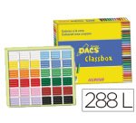 Lapices cera dacs classbox caja de 288 unidades 12 colores surtidos