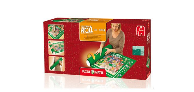 Tapete Diset con tubo para poder enrollar y guardar los puzles