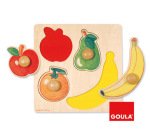 Puzle Diset 4 piezas frutas