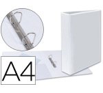 Carpeta canguro 2 anillas mixtas 40mm esselte a4 plastico blanca