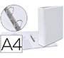 Carpeta canguro 2 anillas mixtas 40mm esselte a4 plastico blanca