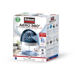Deshumidificador rubson aero 360º + pastilla recambio gratis 189x118x241 mm