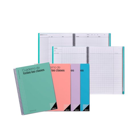 Cuaderno de todas las clases sv additio plan mensual del curso evaluacion continua y programacion semanal 22,5x31cm