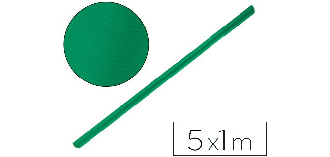 Papel kraft liderpapel verde musgo rollo 5x1 m