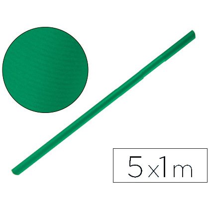 Papel kraft liderpapel verde musgo rollo 5x1 m