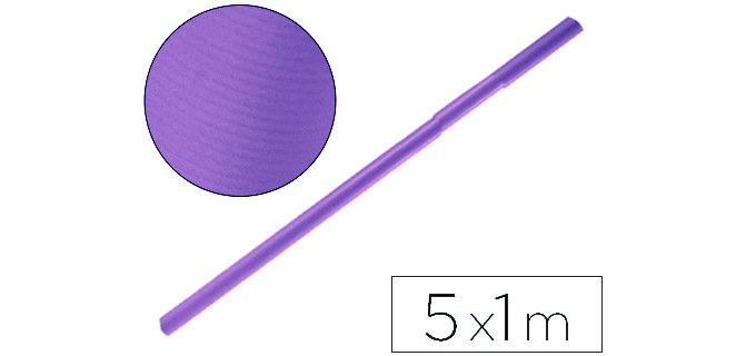 Papel kraft liderpapel violeta rollo 5x1 m