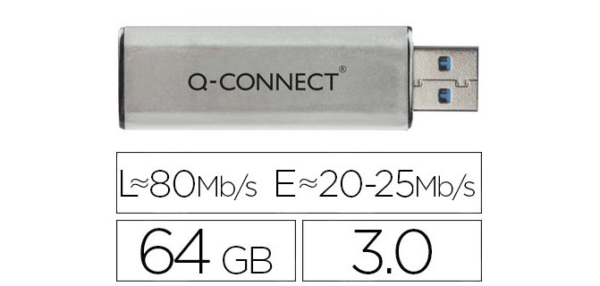 Memoria usb q-connect flash 64 gb 3.0