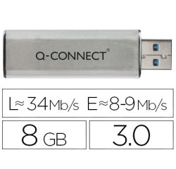 Memoria usb q-connect flash 8 gb 3.0