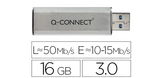 Memoria usb q-connect flash 16 gb 3.0