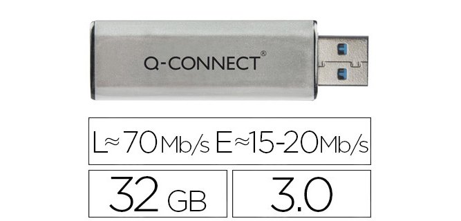 Memoria usb q-connect flash 32 gb 3.0