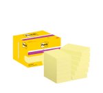 Bloc de notas adhesivas quita y pon post-it super sticky 51x78 mm con 90 hojas amarillo canario