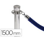 Cordón Separador Terminal Cromado Color Azul