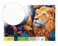 Bloc dibujo liderpapel artistico espiral 230x325mm 20 hojas 180g/m2 sin recuadro perforado