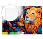 Bloc dibujo liderpapel artistico espiral 460x325mm 20 hojas 180gr/m2 sin recuadro perforado