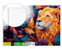 Bloc dibujo liderpapel artistico espiral 460x325mm 20 hojas 180gr/m2 sin recuadro perforado