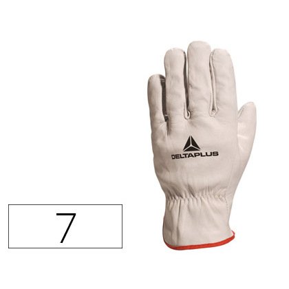 Guantes deltaplus piel vacuno especial para todo tipo de trabajos el mas vendido del mercado talla 7