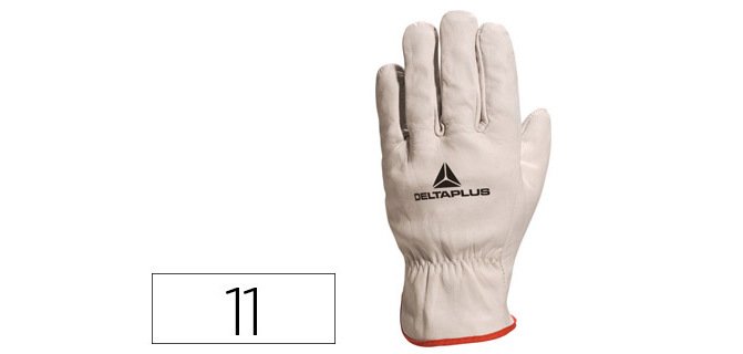 Guantes deltaplus piel vacuno especial para todo tipo de trabajos el mas vendido del mercado talla 11