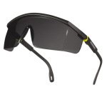 Gafas deltaplus de proteccion policarbonato monobloque ahumado color gris-amarilla uv400