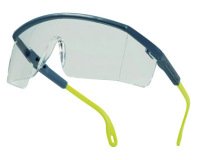Gafas deltaplus de proteccion policarbonato monobloque incoloro color gris-amarilla uv400